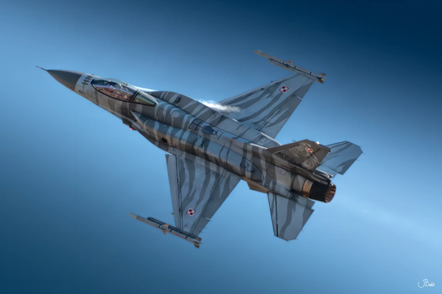 General Dynamics F-16C Bloc 52 - Polish Tiger Demo Team - Somme International Airshow - 24/08/2025